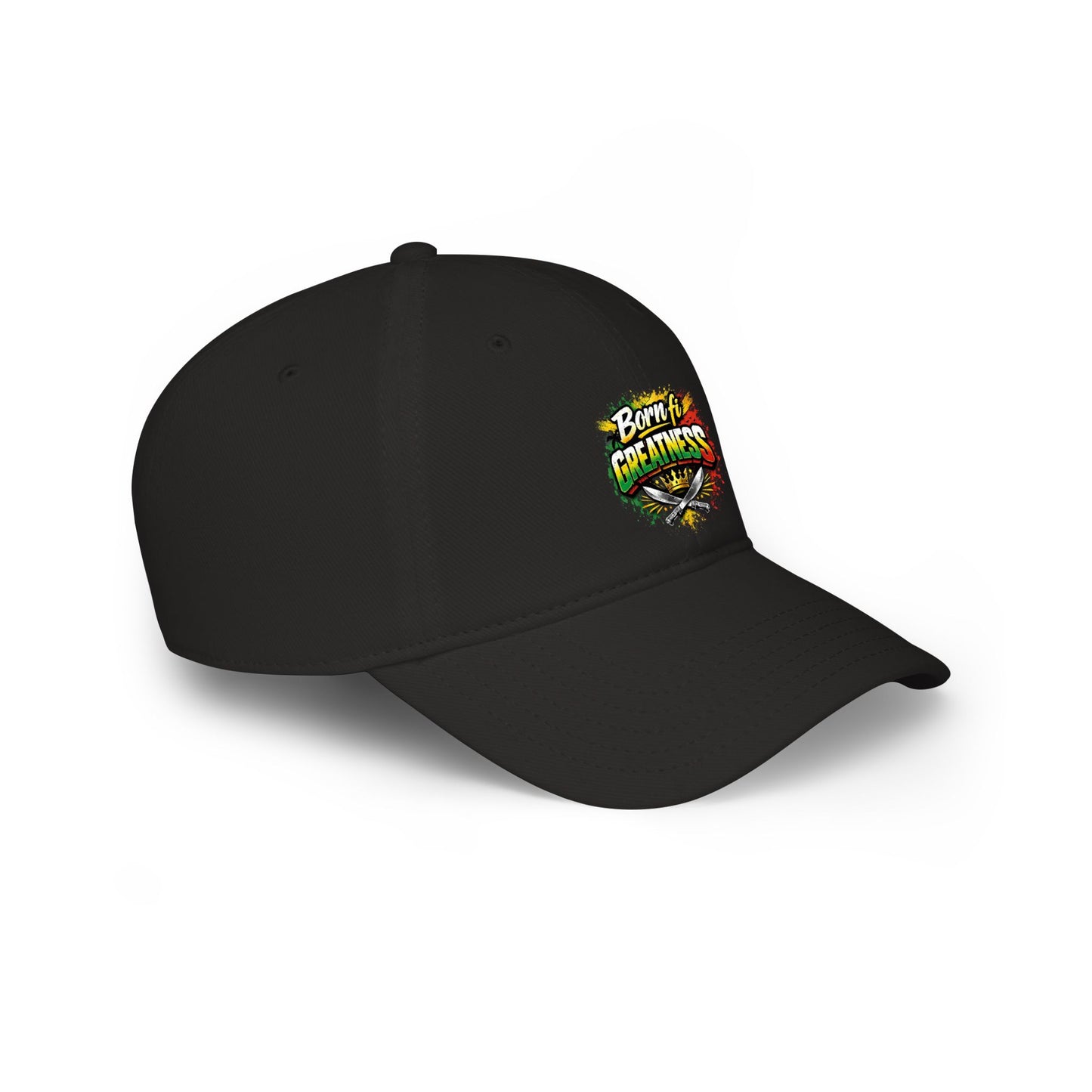 Born for Greatness Baseball Cap — Rasta Eagle Low Profile Hat