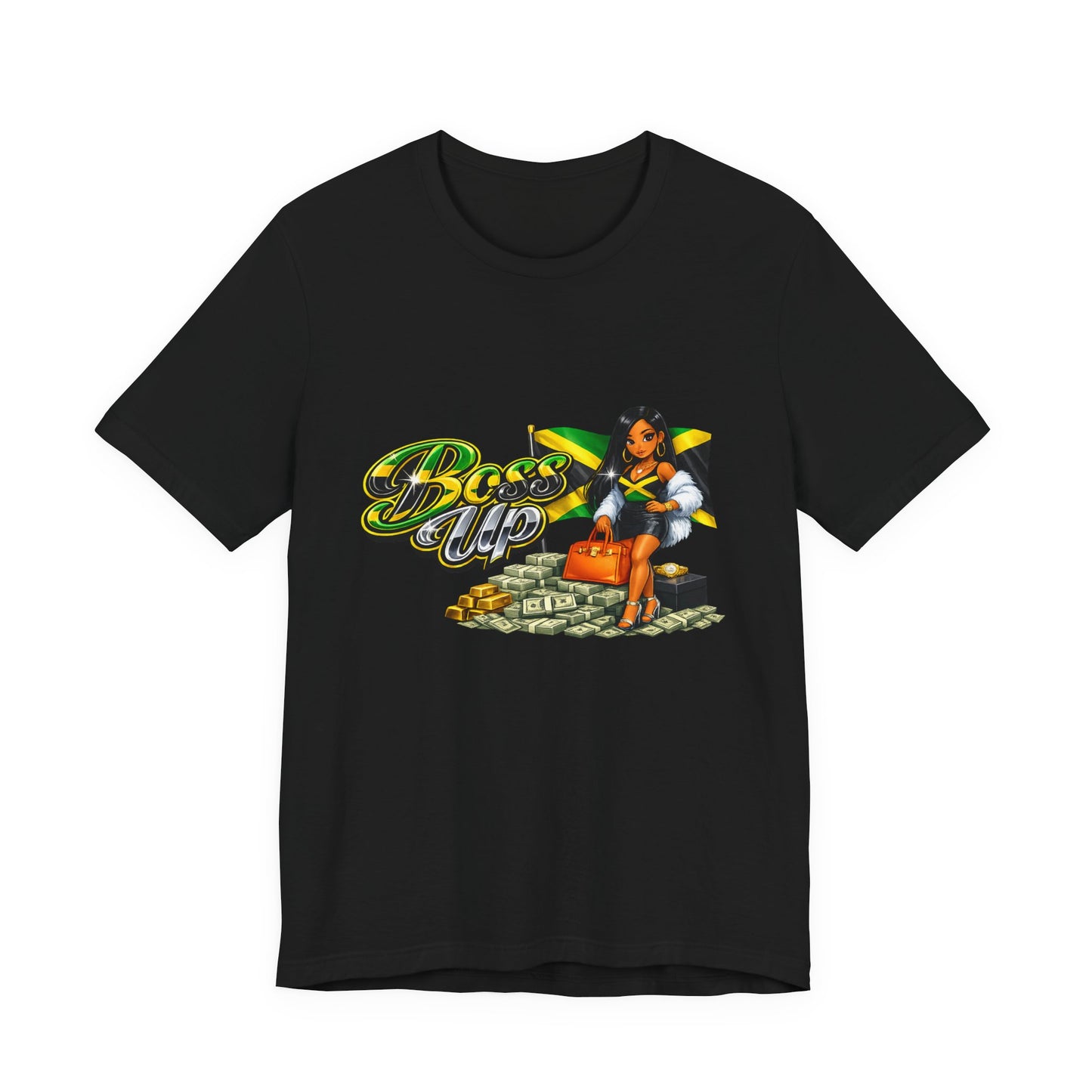 Boss Up Tee — Vintage Pin-Up Money Graphic Shirt