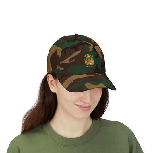 Dad Cap - Retro Jamaica Tropical Sunset Embroidered Hat