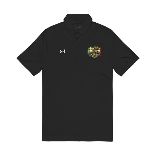 Embroidered White Men's Polo Shirt – Classic Performance Golf Polo