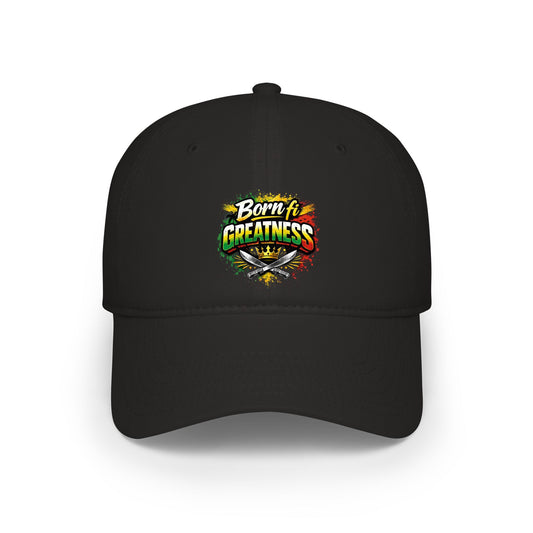 Born for Greatness Baseball Cap — Rasta Eagle Low Profile Hat