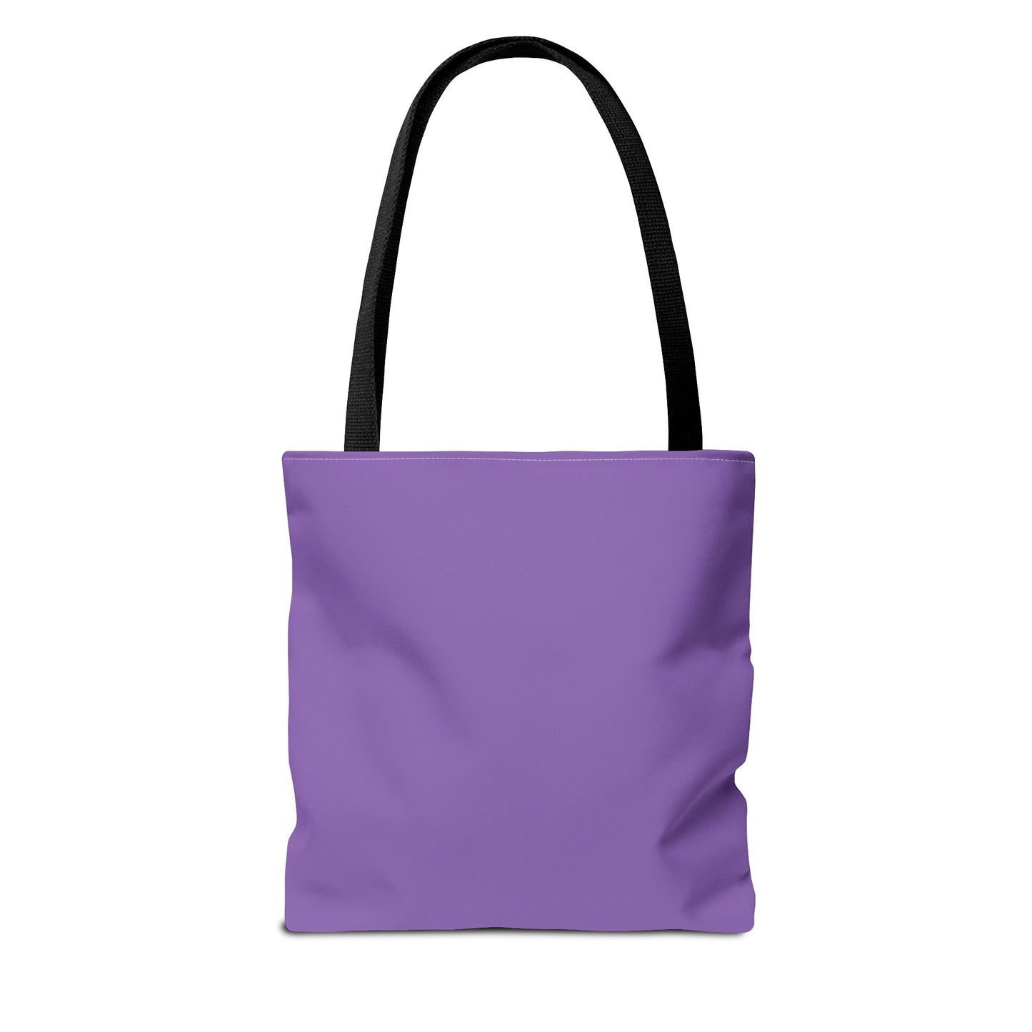 Purple Streetwear Doll Tote Bag - Cute Black Girl Art Bag